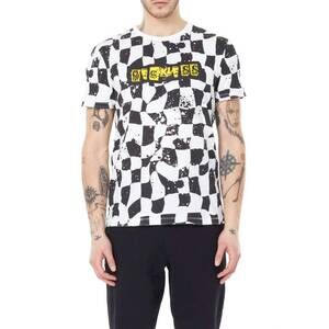 NEW ELEVEN PARIS knit checkered t-shirt in black
